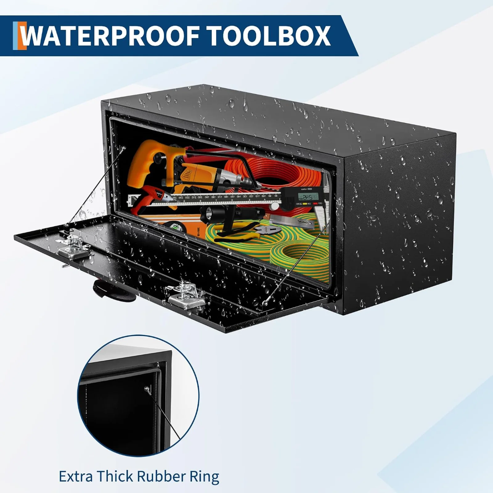 Heavy Duty Black Steel Truck B - đánh giá và giá Home Security Box