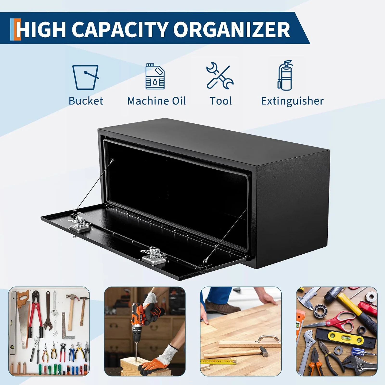 Heavy Duty Black Steel Truck B - đánh giá và giá Home Security Box