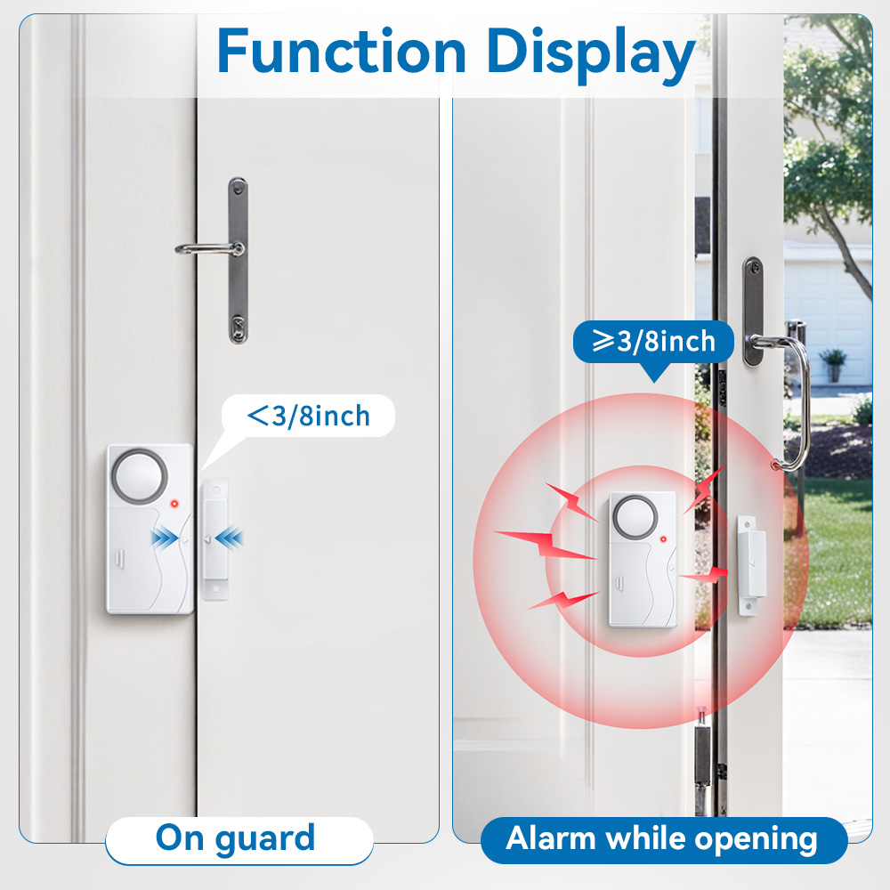 Wireless Door Alarm With Remot - đánh giá và giá Sim Gsm Alarm