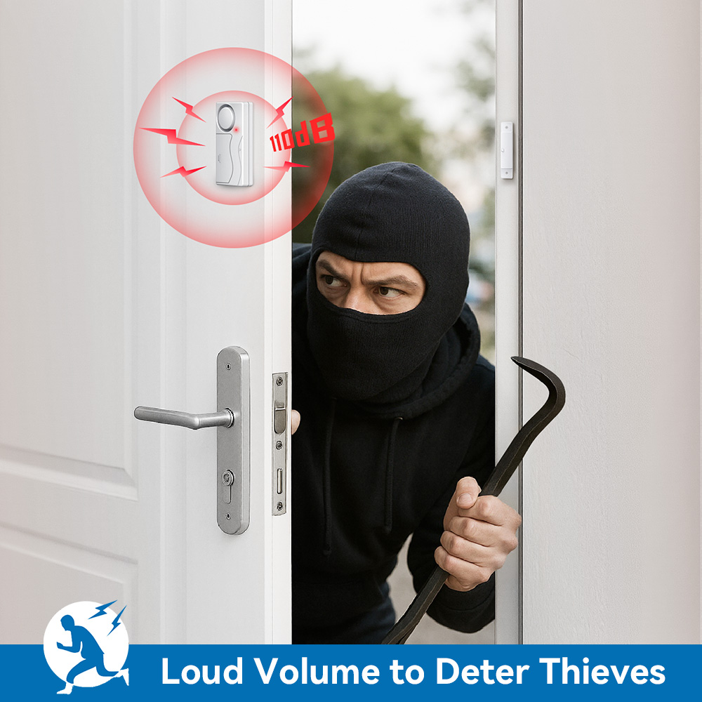 Wireless Door Alarm With Remot - đánh giá và giá Sim Gsm Alarm