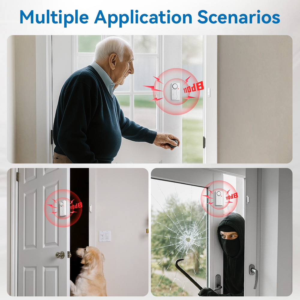 Wireless Door Alarm With Remot - đánh giá và giá Sim Gsm Alarm